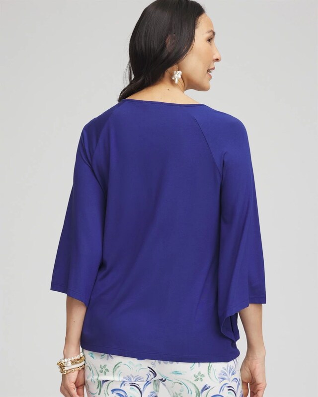 Touch of Cool Angel-Sleeved Blouse - image 3
